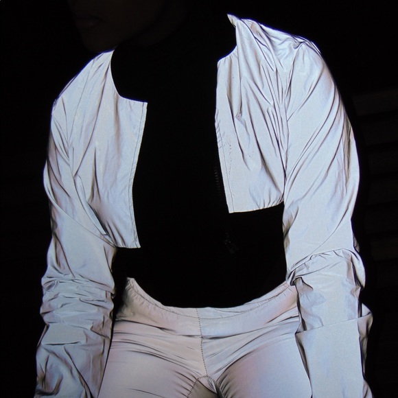 Reflective Crop Jacket - Picture 2 of 2